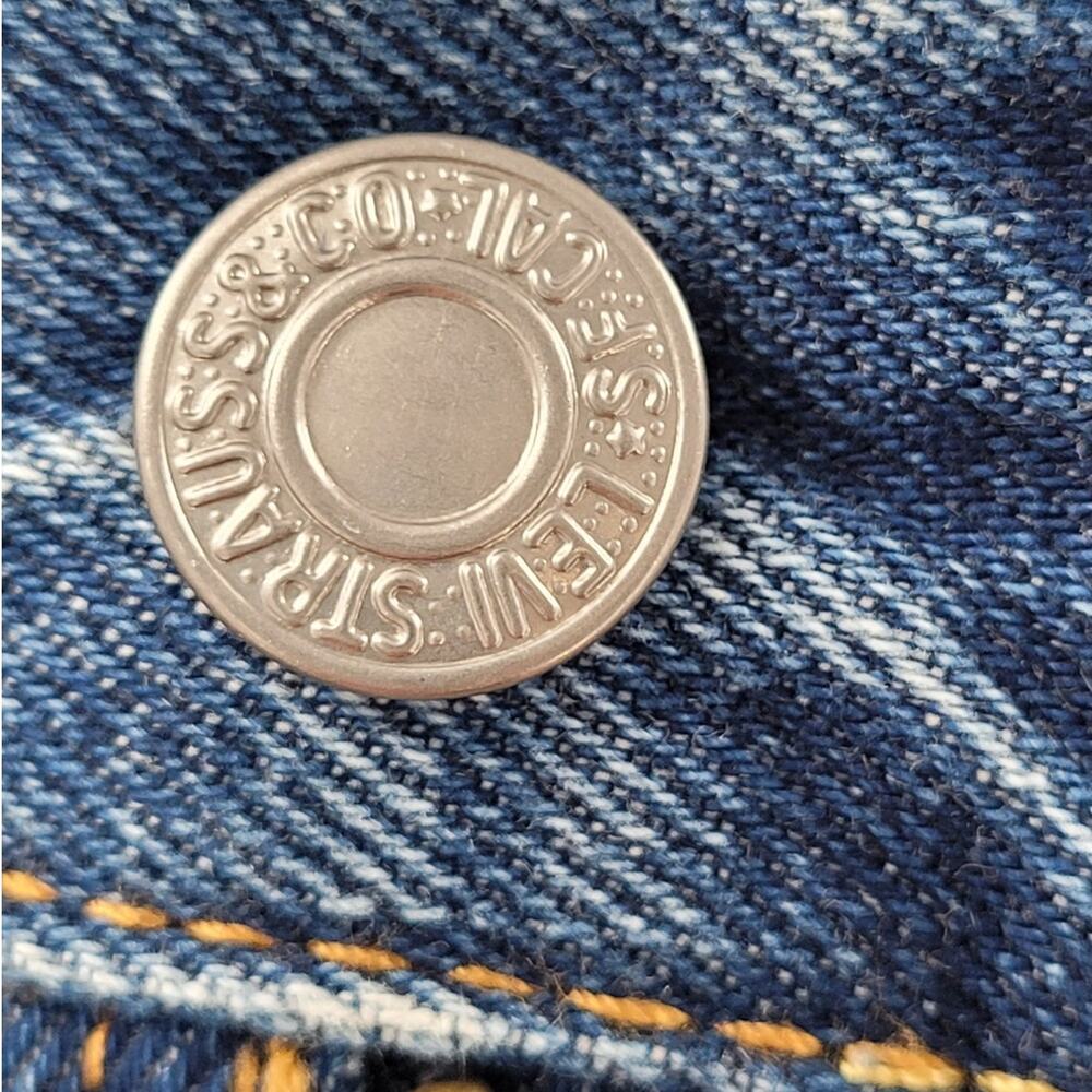 Levi’s 505 Vintage Blue Denim Straight Leg Jeans Classic Style Piece - Picture 10 of 16